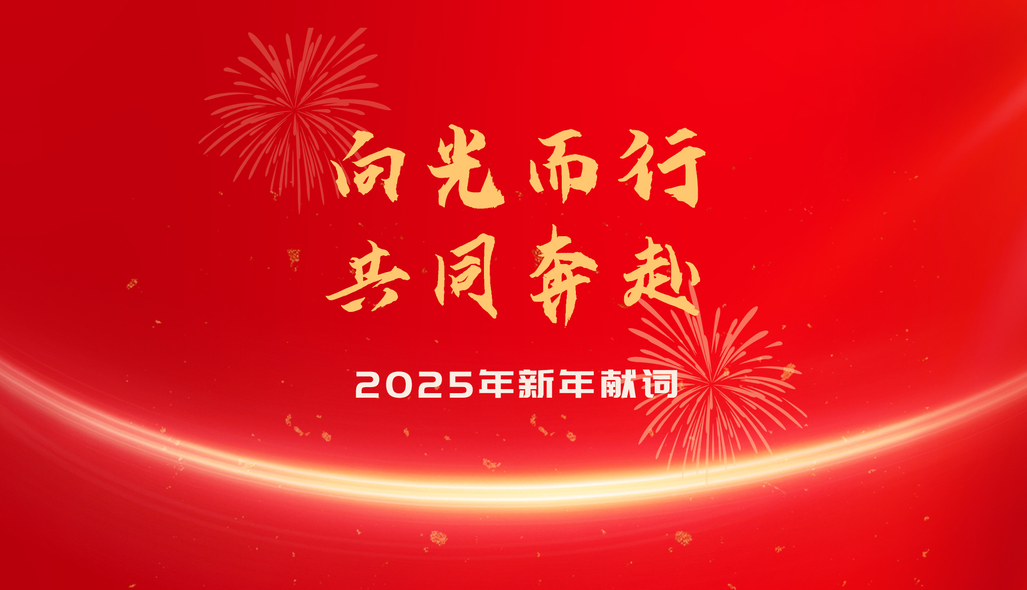2025年新年献词：向光而行  共同奔赴